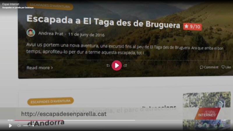 Espai Internet | Escapades en parella per Catalunya